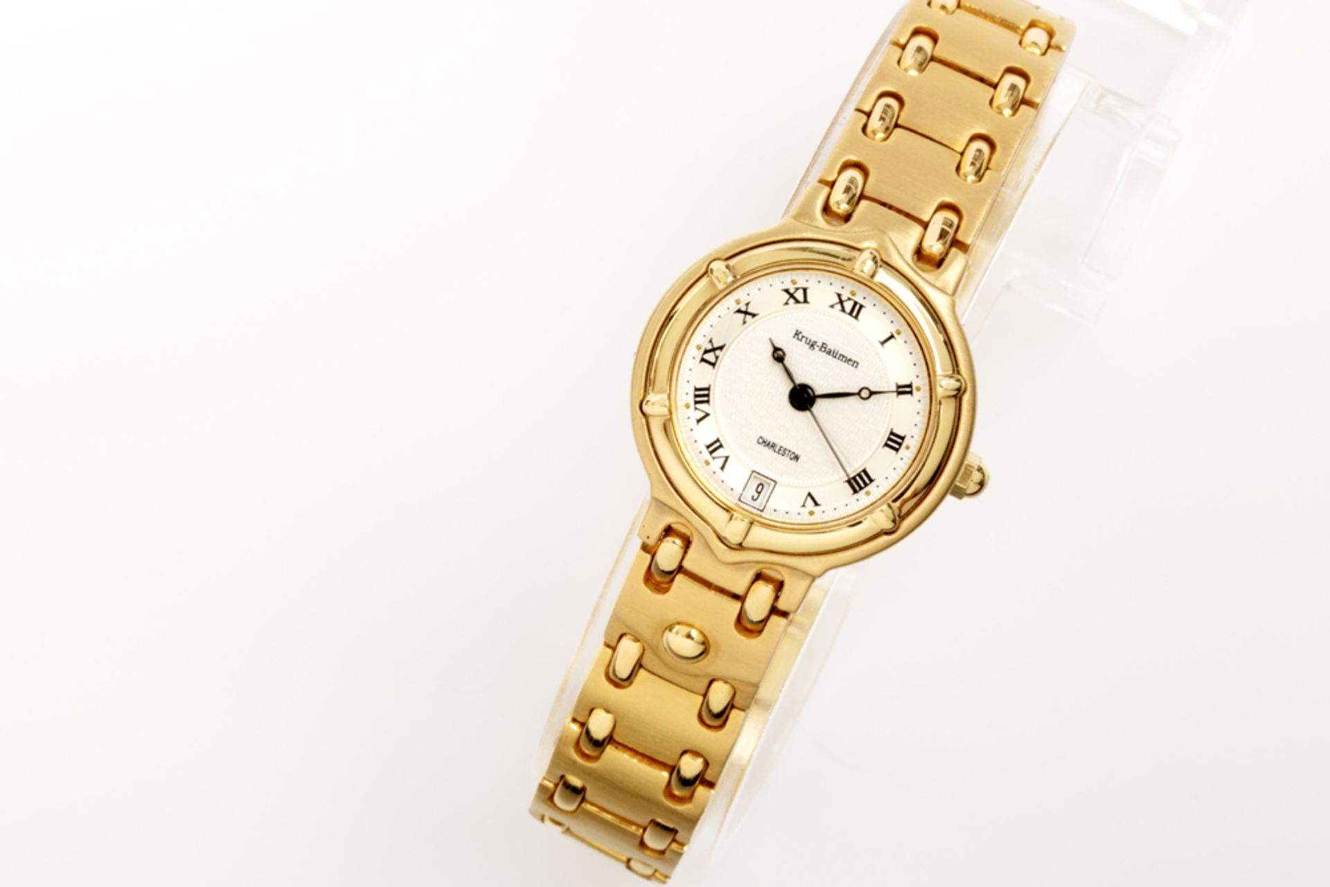 completely original Krug-Baümen marked quartz ladies' wristwatch with its box || KRUG - BAÜMEN