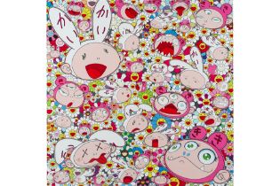Takashi Murakami signed offset lithograph printed in colours (edition of 300) : "There's bound to be