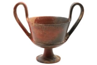 Ancient Greece Beotian "kantharos" in varnished earthenware || OUD GRIEKENLAND - BEOTIË (5° EEUW)