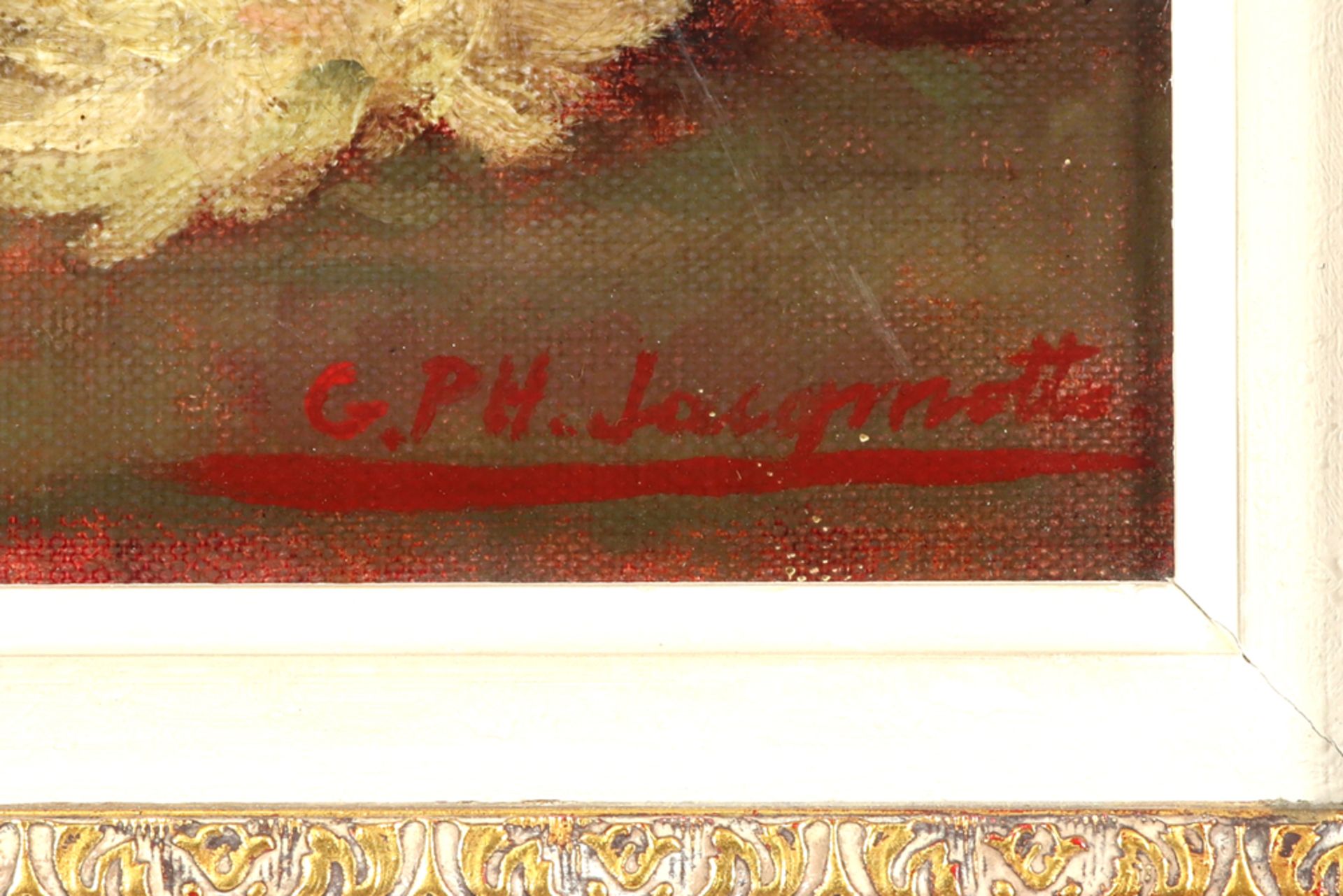 20th Cent. Belgian oil on canvas - signed Georges Ph. Jacqmotte || JACQMOTTE GEORGES PHILIPPE ( - Image 2 of 4