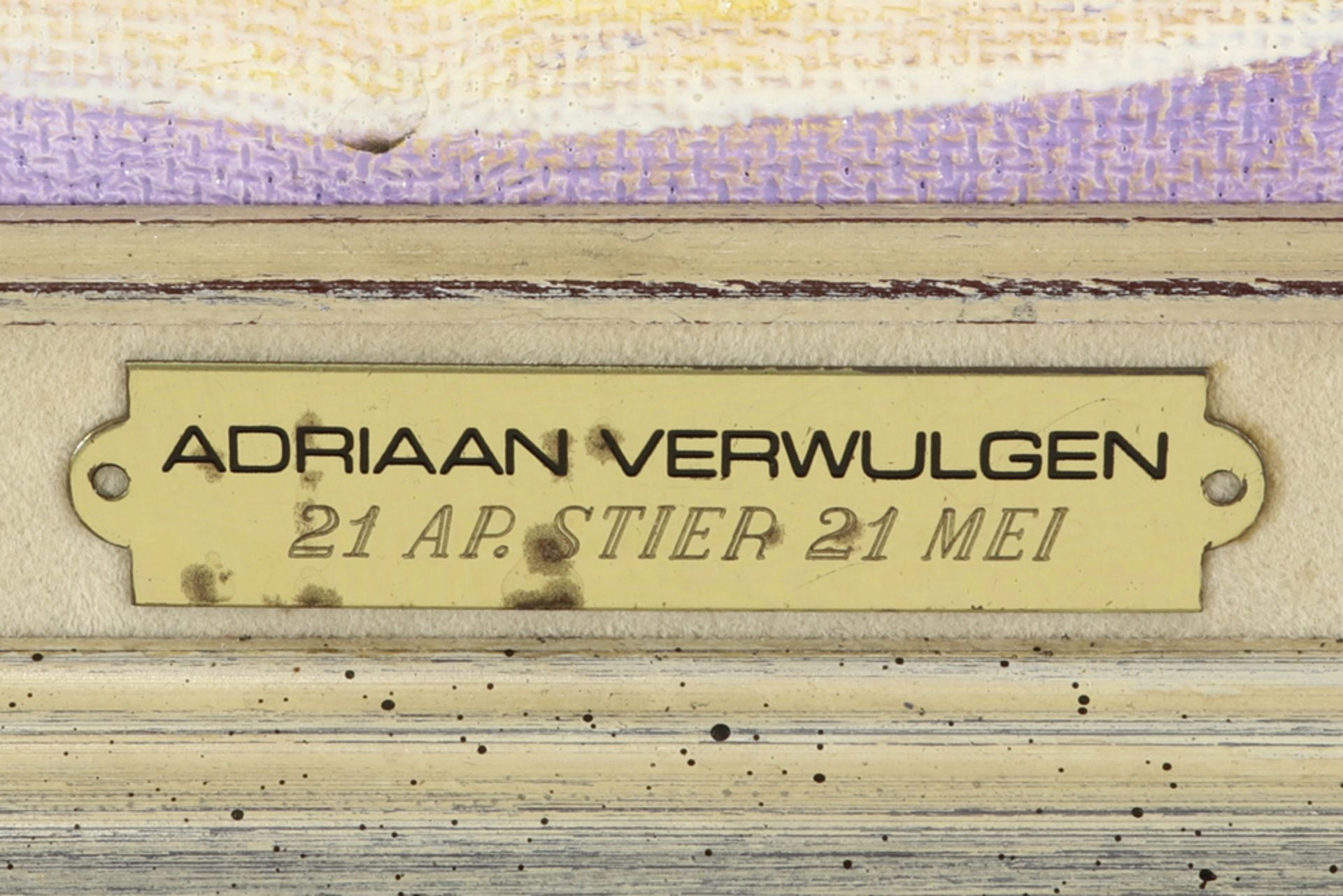series of twelve 20th Cent. Belgian oil on panel - signed Adriaan Verwulgen || VERWULGEN ADRIAAN ( - Image 14 of 16