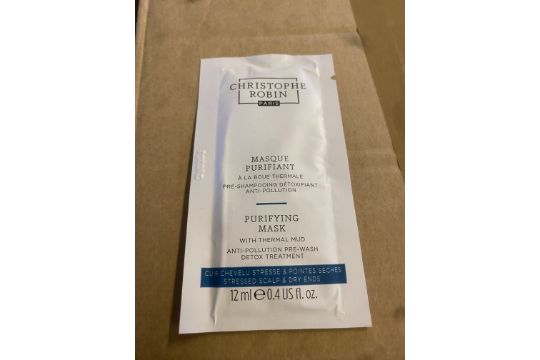 2000 X CHRISTOPHE ROBIN PURIFYING MASK WITH THERMAL MUD 12ML SACHETS RRP£3800 - Image 2 of 3