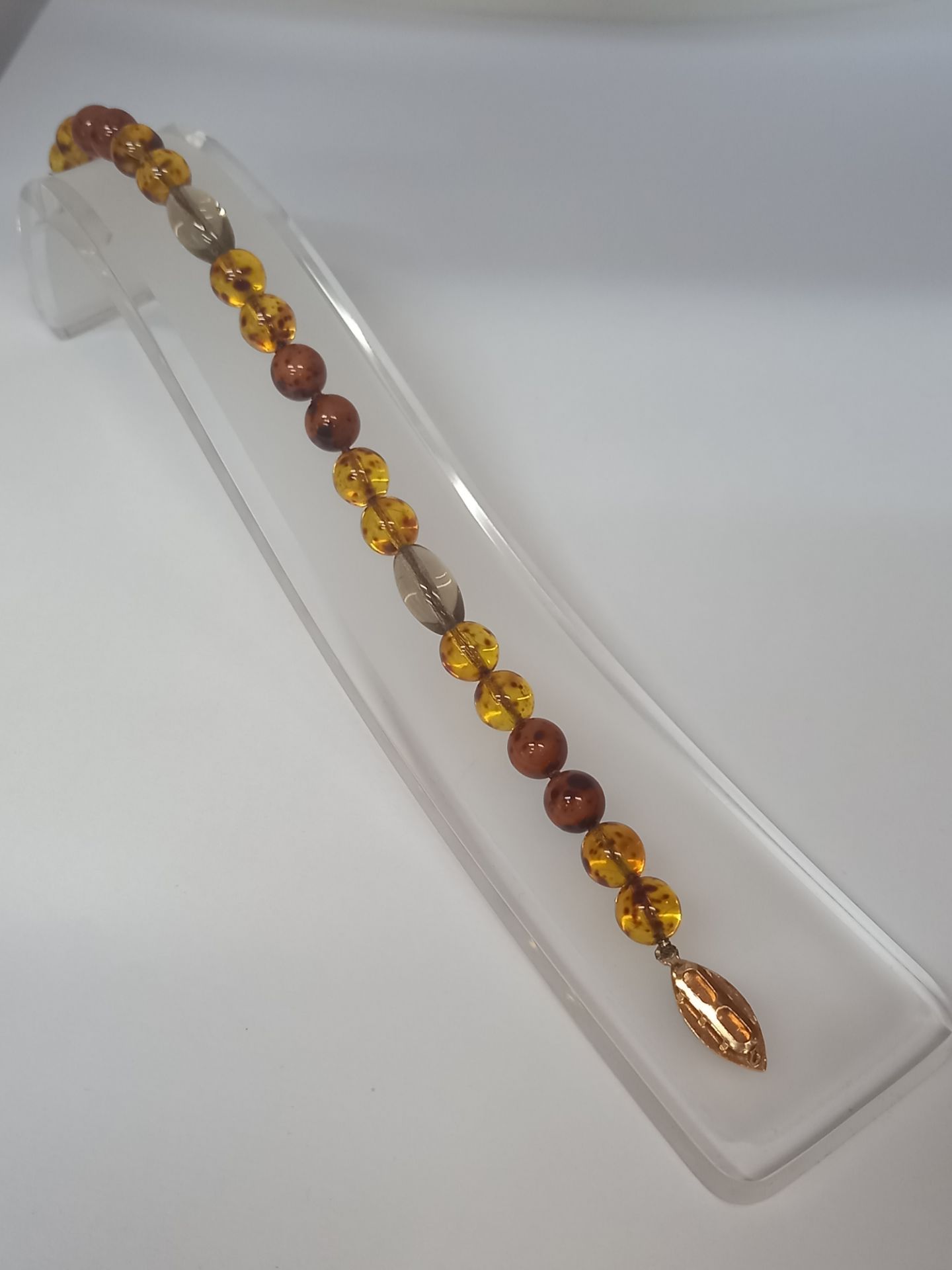 KNOTTED BALTIC AMBER BRACELET - Image 2 of 4