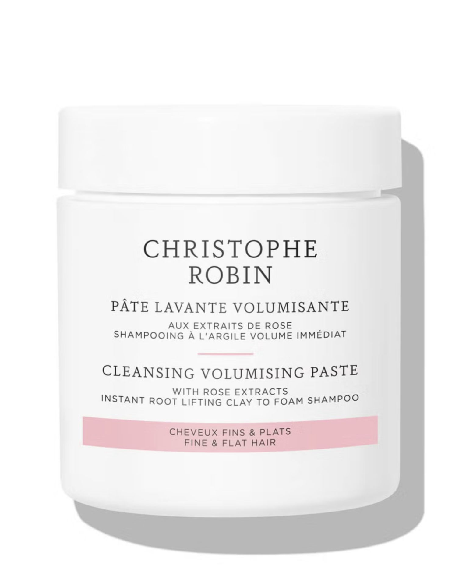 600 X CHRISTOPHE ROBIN CLEANSING VOLUMISING PASTE WITH ROSE EXTRACTS 12ML SACHET RRP1800