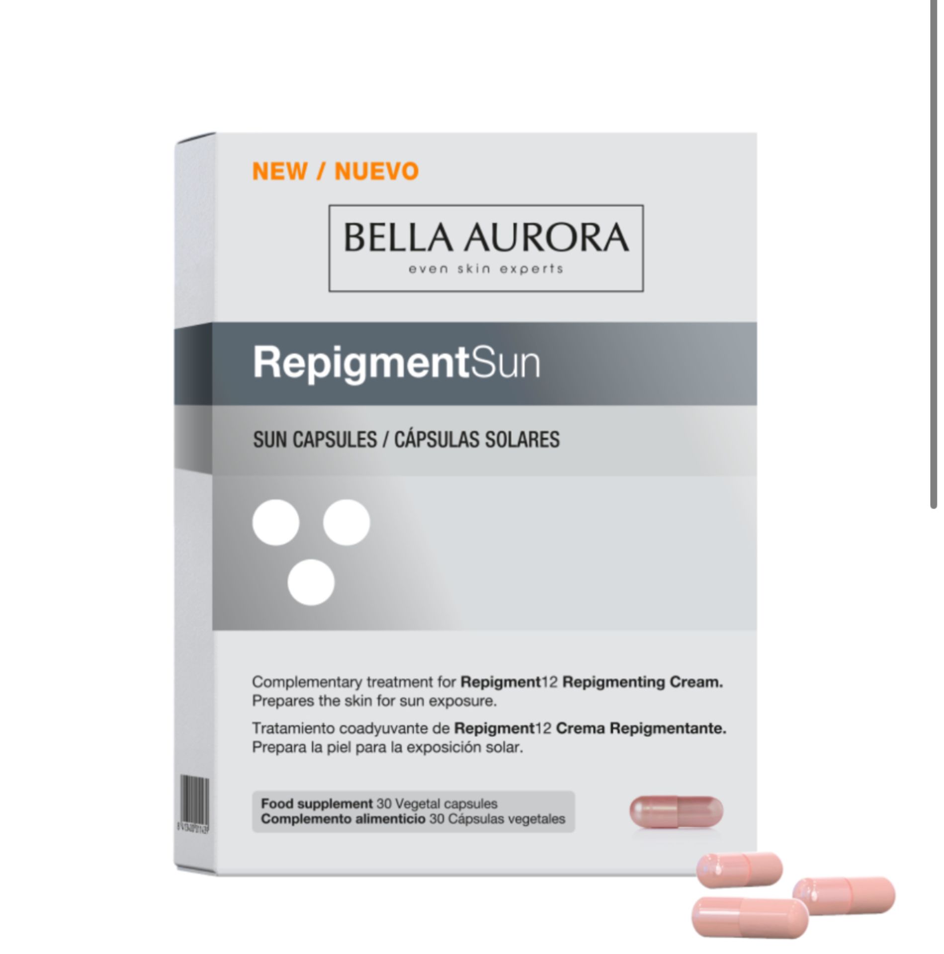 14 X BELLA AURORA REPIGMENTSUN SOLAR CAPSULES RRP £420