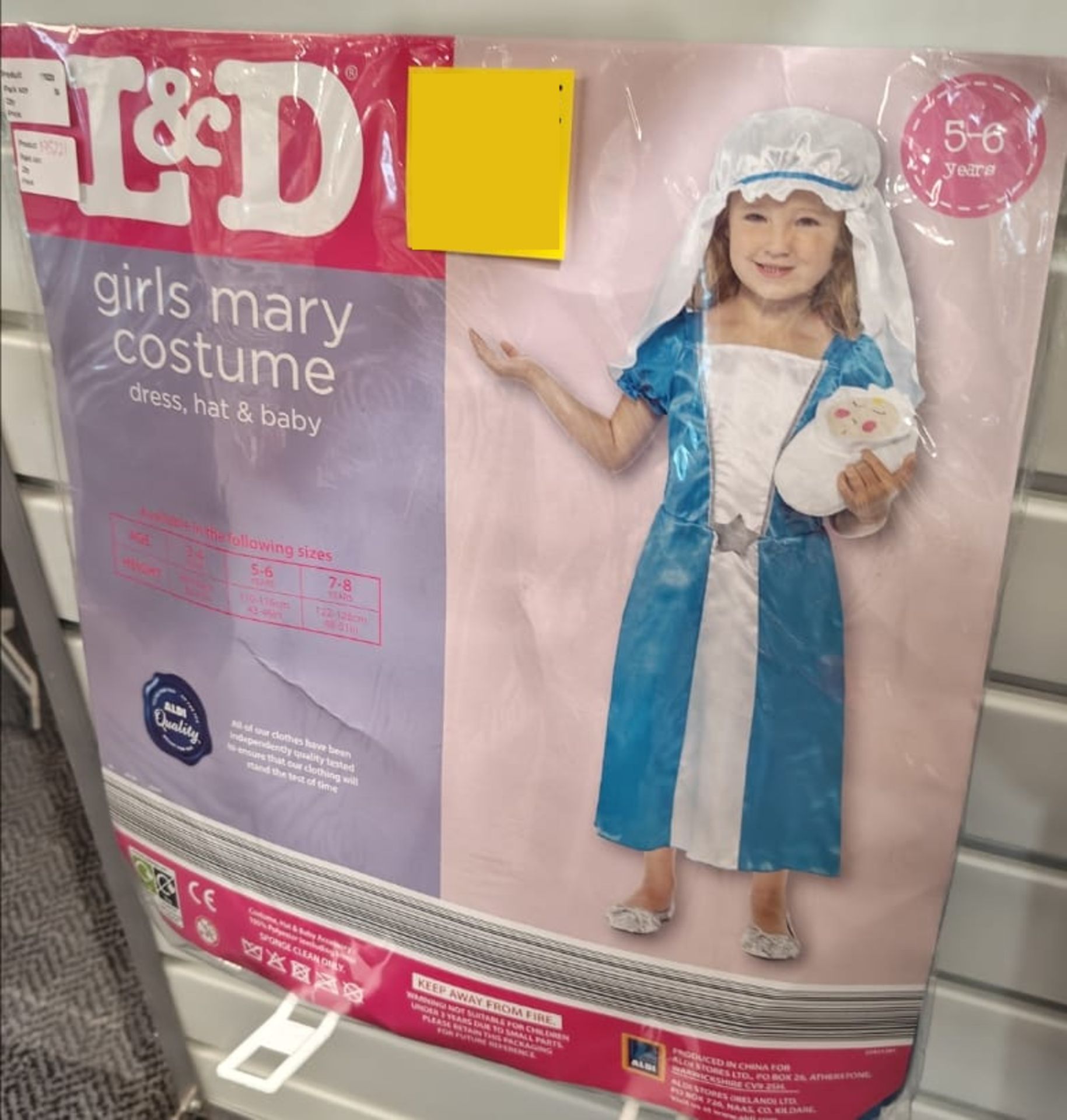 600 X GIRL MARY COSTUMES FANCY DRESS - RRP £6000