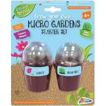 240 X PACK OF 2 GROW YOUR OWN MICRO GARDEN STARTER SET