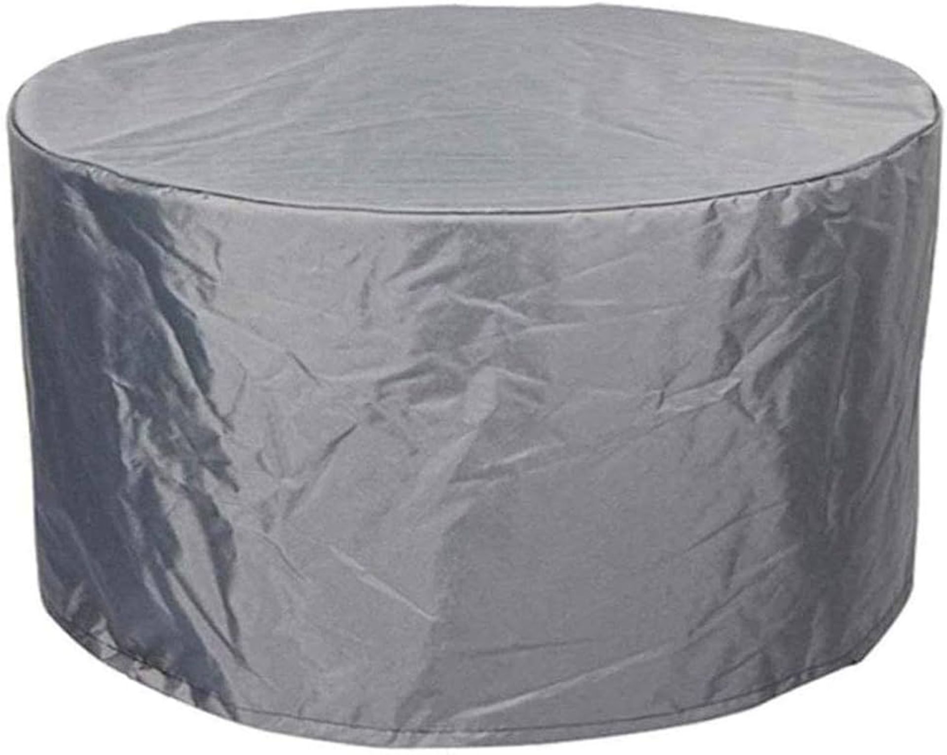 PALLET CONTAINING 100 X MEDIUM GREY ROUND OUTDOOR FURNITURE COVER + 4 X POP UB BALL TENTS