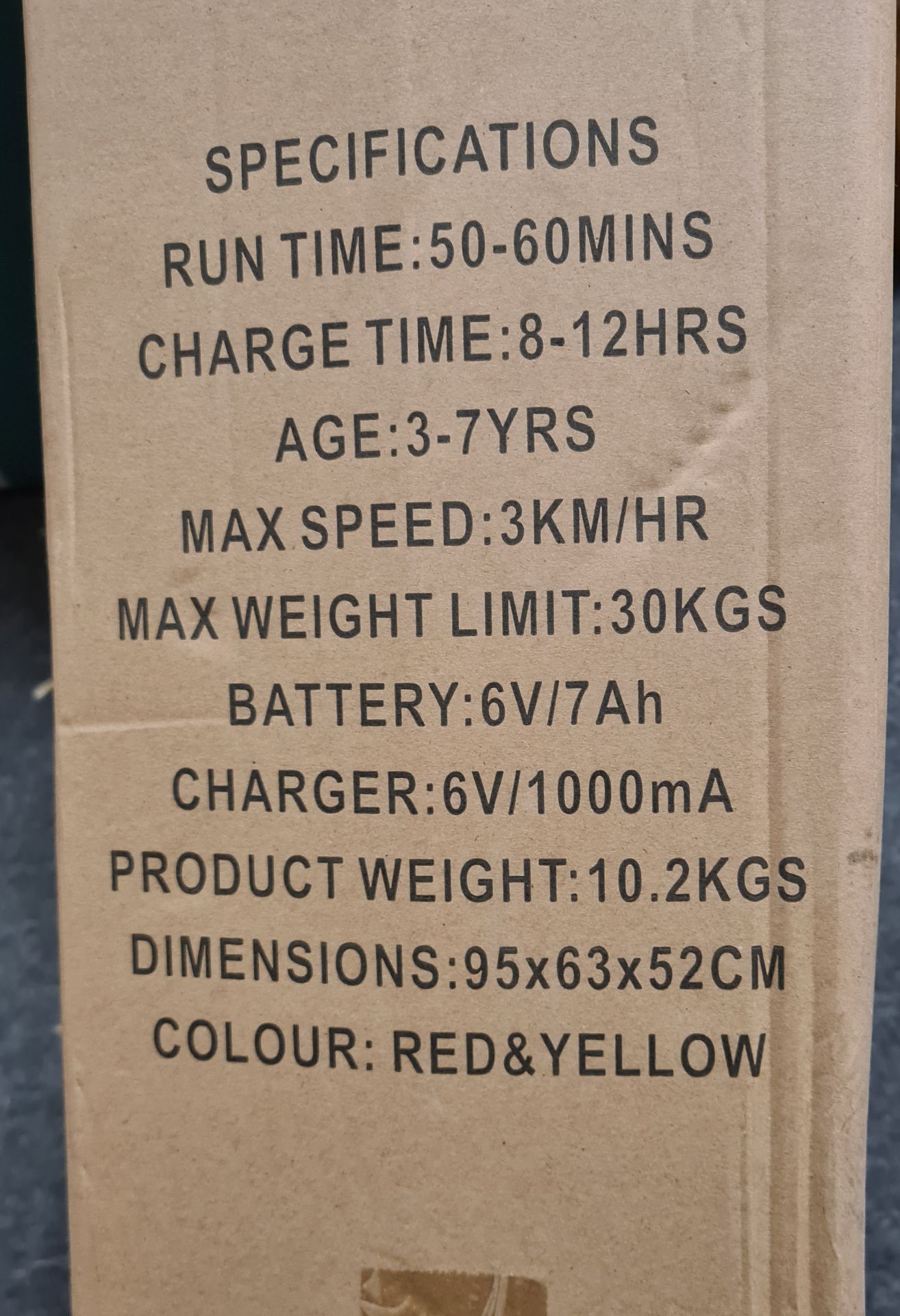 15 X ELECTRIC 6V RIDE ON GO KART - RED / YELLOW £2250- BRAND NEW FOR KIDS - Image 10 of 10