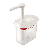 PALLET OF 162 X ARAVEN 1.5L CAPACITY SAUCE PUMP DISPENSER