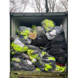 CONTAINER LOAD OF POLICE CLOTHING APPROX 500 BAGS - RRP £137,500.00