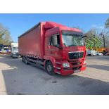 MAN TGS 26.320 26T CURTAINSIDE RIGID TRUCK WITH DHOLLANDIA TUCK UNDER TAIL LIFT
