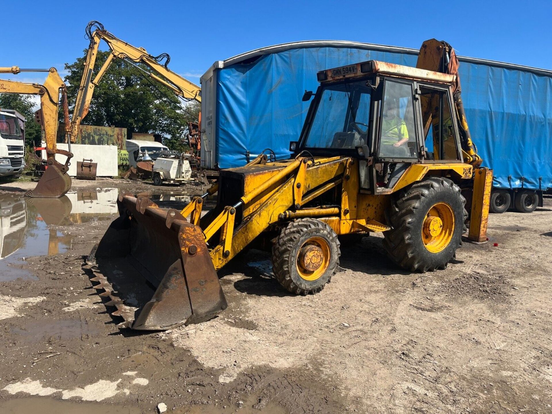 JCB 3CX BIG HUB MODEL BACKHOE LOADER 4 WHEEL DRIVE EXCAVATOR DIGGER EXTENDER ARM - Image 5 of 14