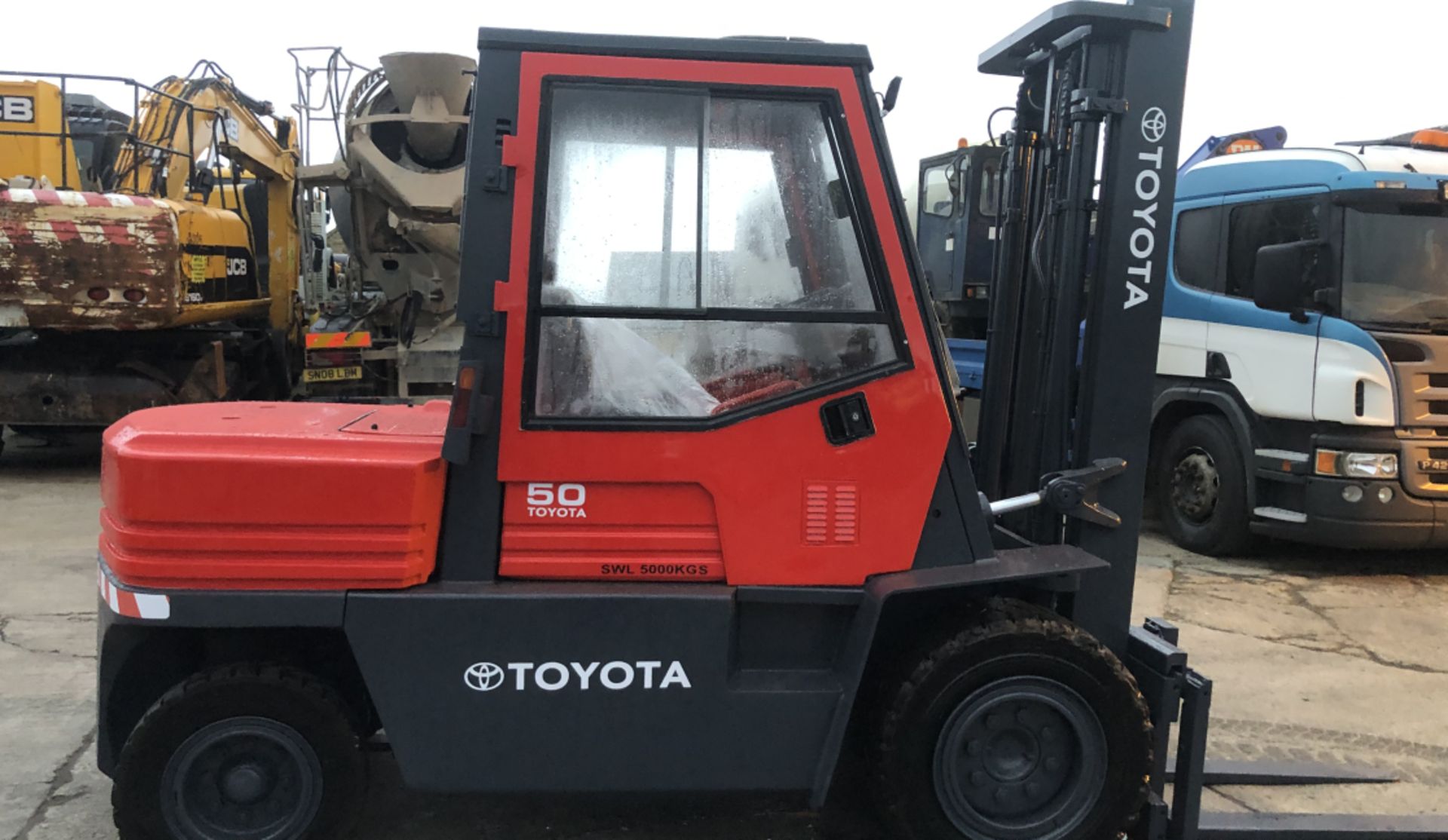 TOYOTA FD50 ,5 TON DIESEL FORKLIFT - Image 4 of 8