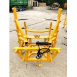 MULTI-BALE EFFICIENCY: VERTICAL HANDLER - 12 TINE ( 1600MM TALL C/W JCB BRACKETS )