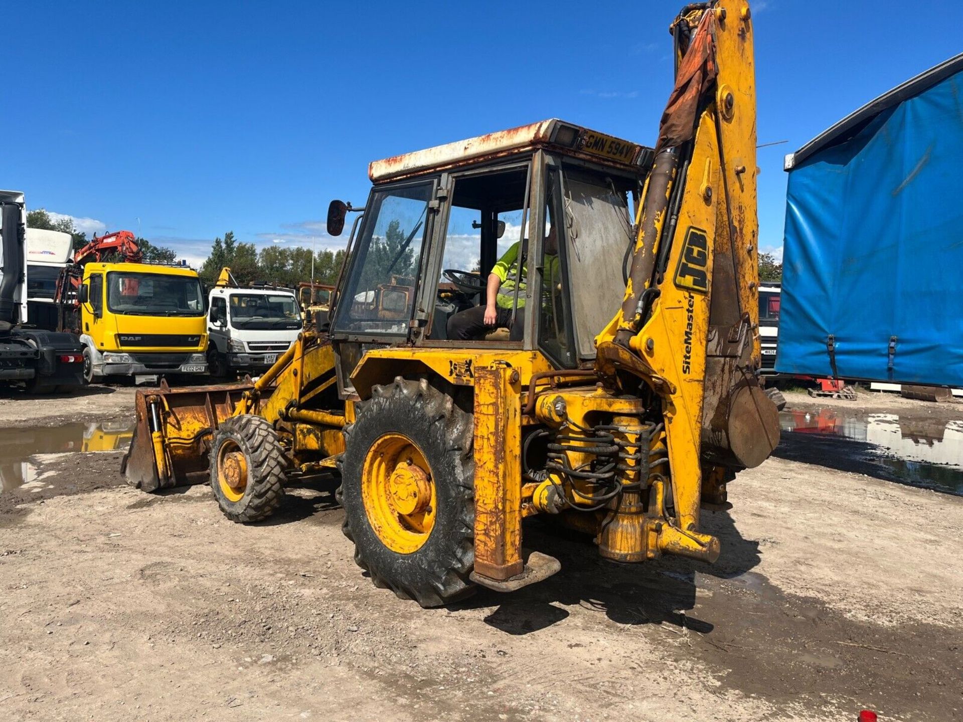 JCB 3CX BIG HUB MODEL BACKHOE LOADER 4 WHEEL DRIVE EXCAVATOR DIGGER EXTENDER ARM - Image 2 of 14