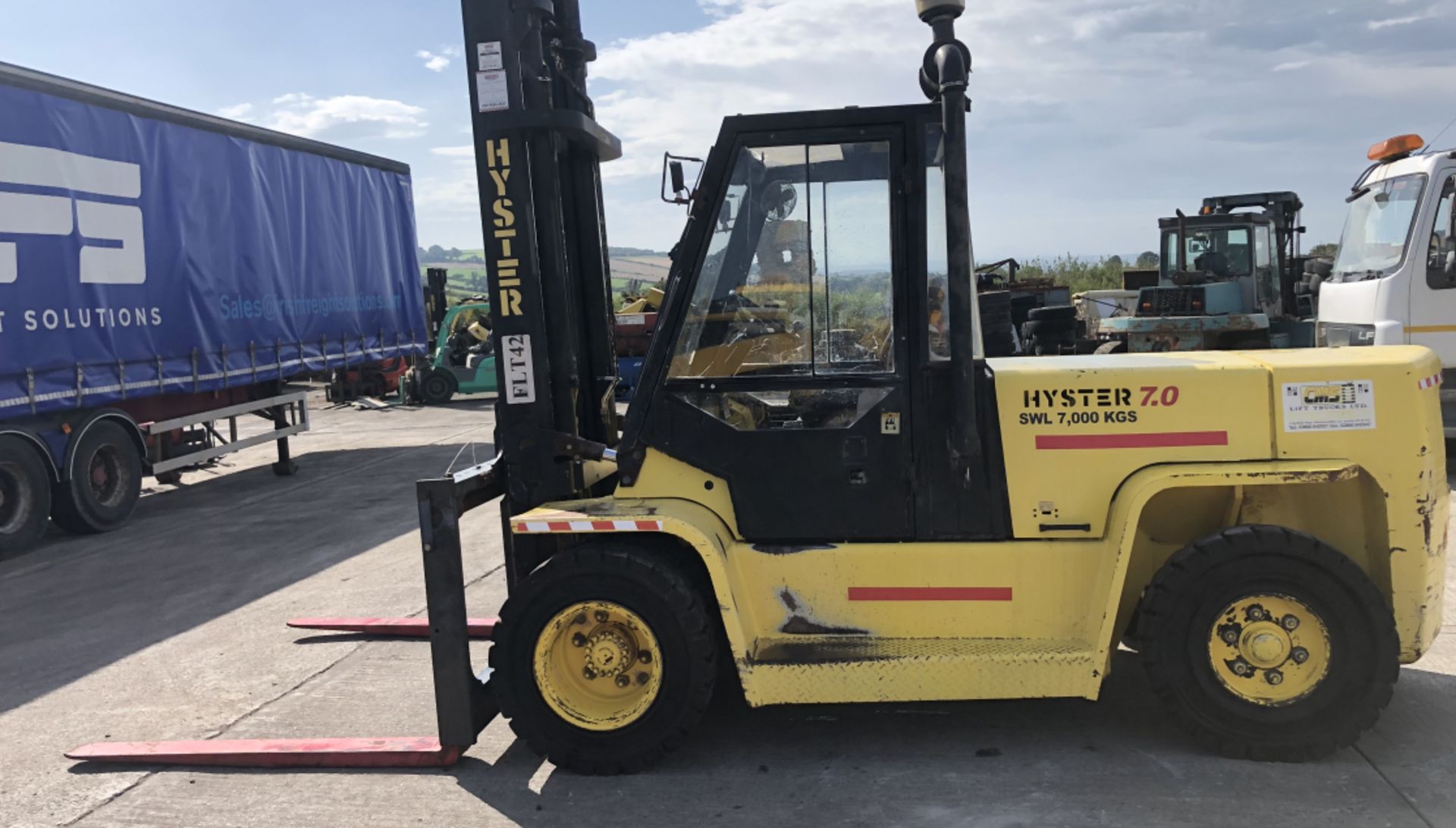 HYSTER H7.00 XL DIESEL 7 TON FORKLIFT - Image 2 of 16