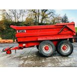 DUMP IN STYLE: 2017 MCCAULEY 14-TONNE TRAILER WITH HYDRAULIC REAR DOOR