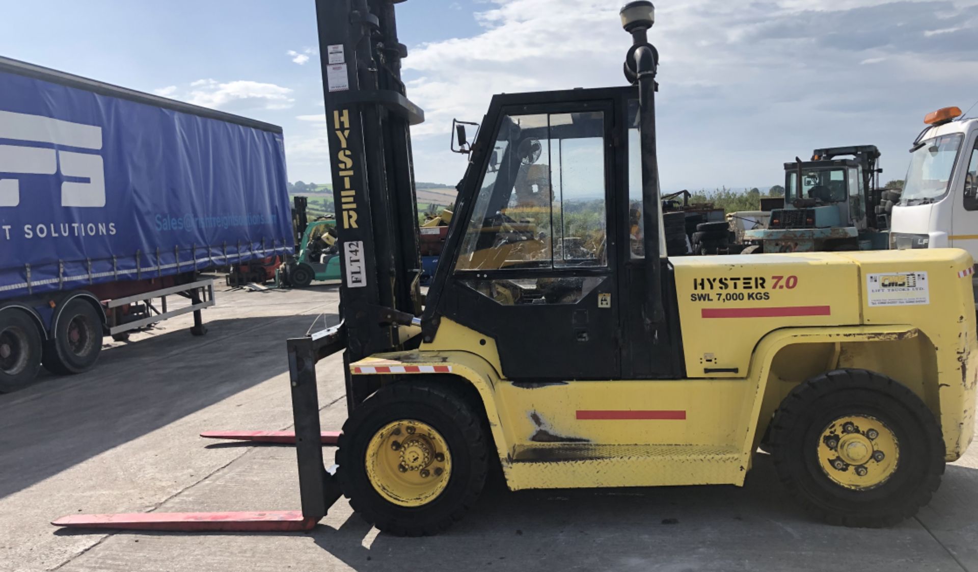 HYSTER H7.00 XL DIESEL 7 TON FORKLIFT - Image 4 of 16