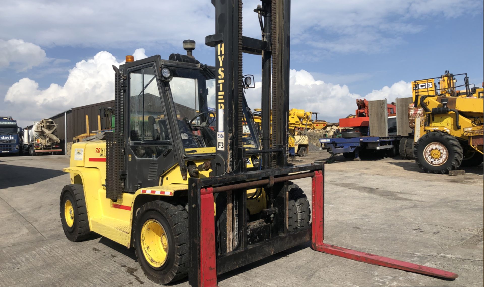 HYSTER H7.00 XL DIESEL 7 TON FORKLIFT - Image 9 of 16