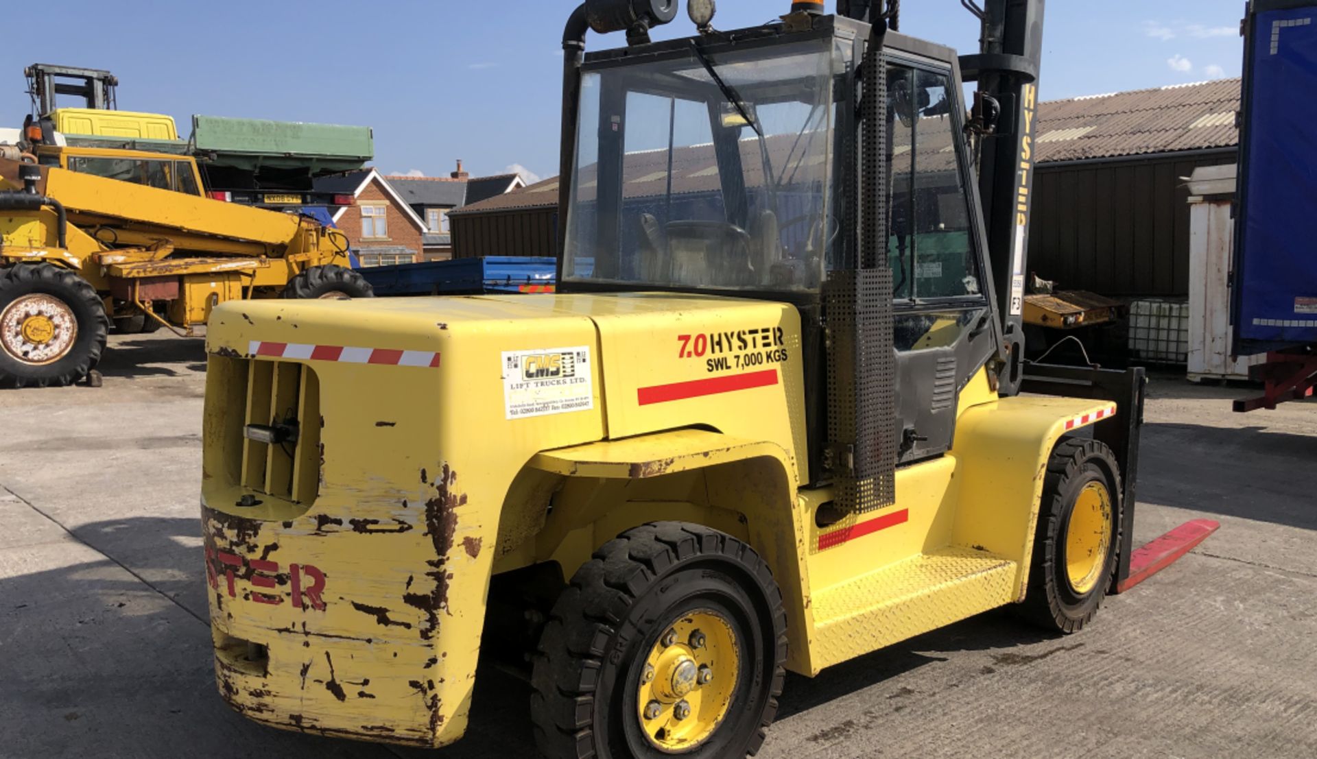 HYSTER H7.00 XL DIESEL 7 TON FORKLIFT - Image 16 of 16