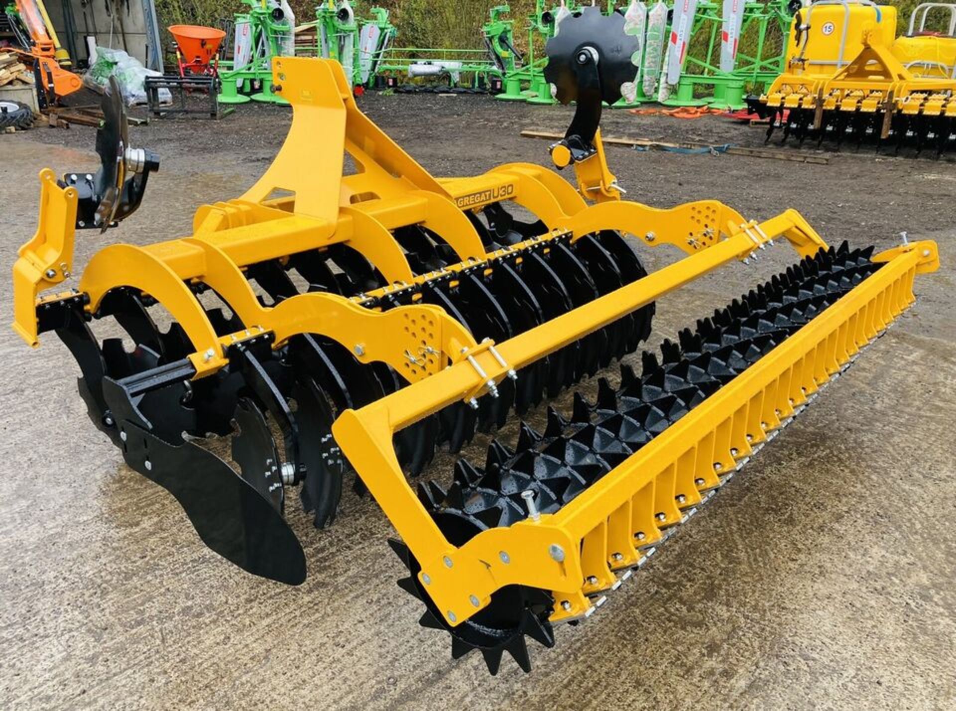 NEW 3M STALTECH DISC HARROWS500M ADJUSTABLE PACKER ROLLER WITH SCRAPERS