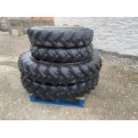 HIGH-QUALITY TIRES: FRONT 11.2R32, REAR 12.4R46