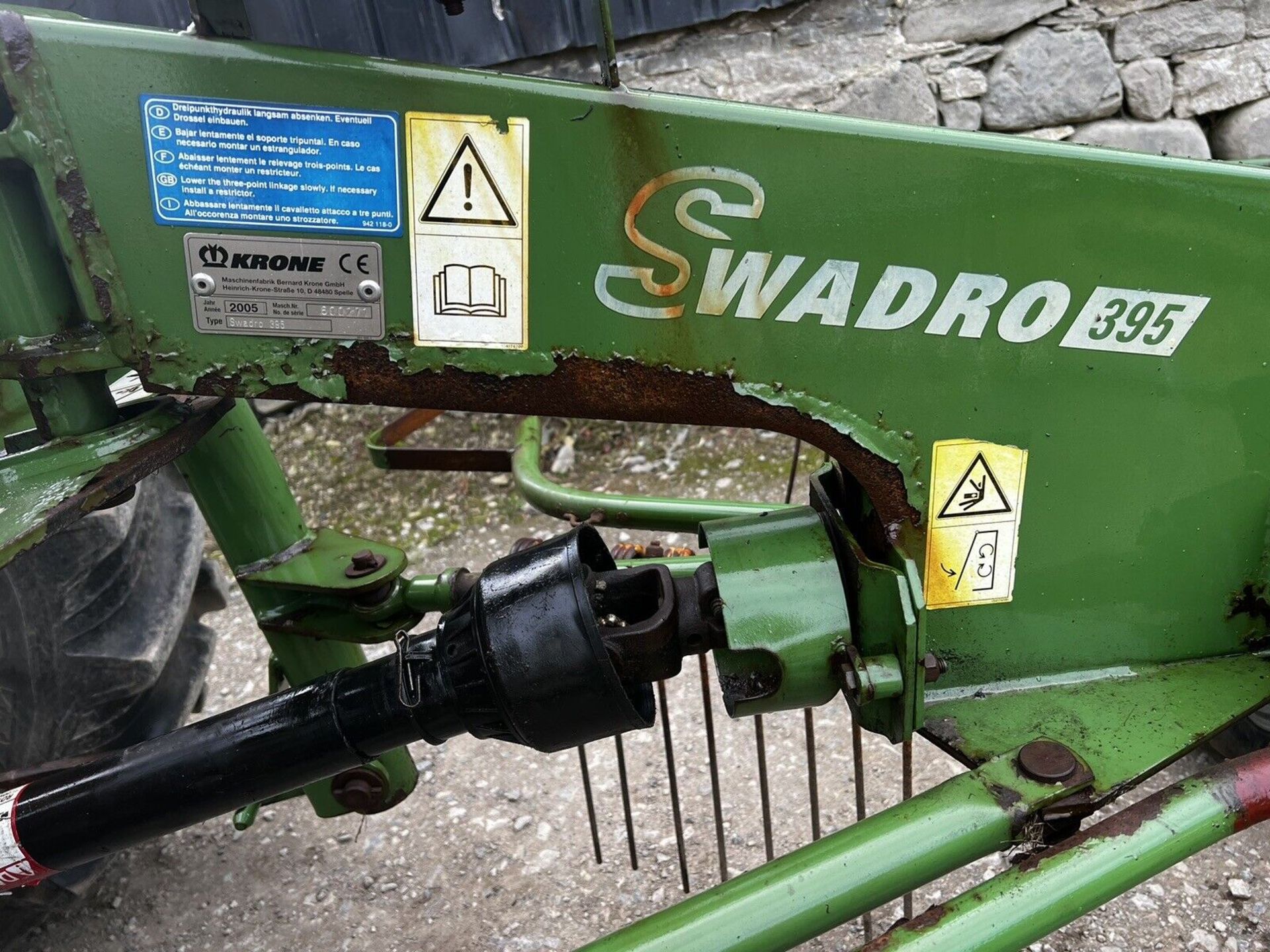 FUNCTIONAL KRONE SWADRO 395 HAY RAKE - Image 6 of 6