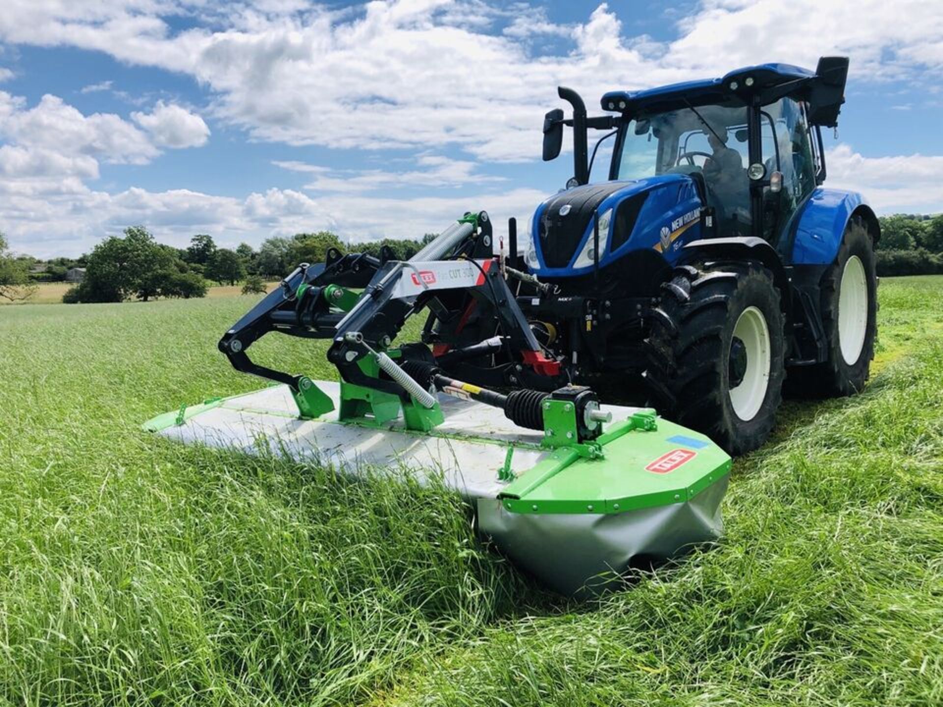 STOCKED AND LOADED: 10FT ( 3M ) FRONT REAR MOWERS READY FOR HEAVY-DUTY ACTION