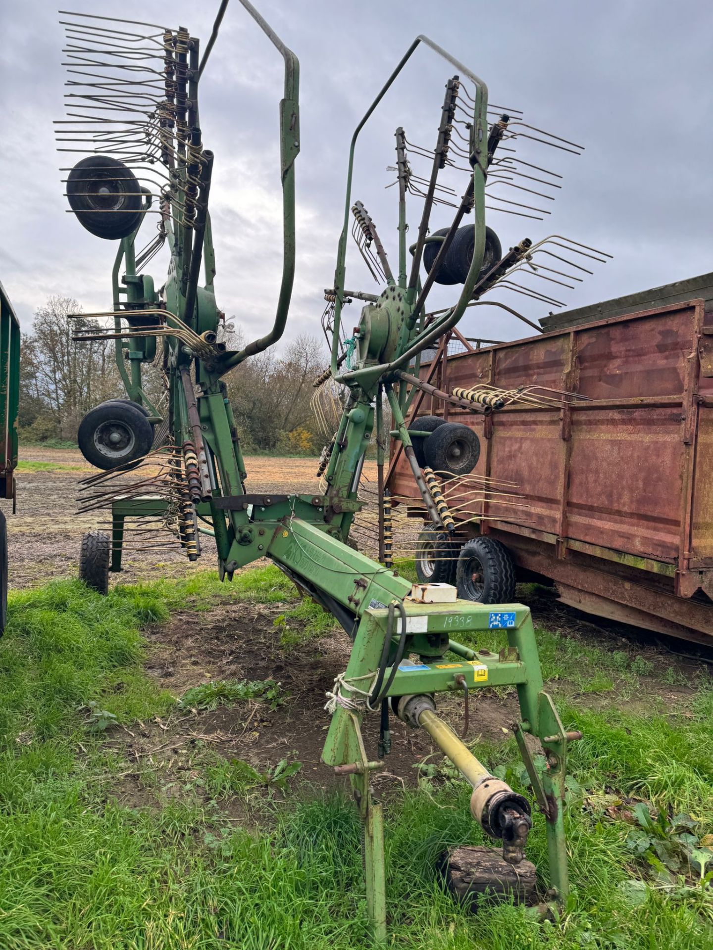 KRONE KR6.50/7.6, TWIN ROTOR RAKE. - Image 2 of 3