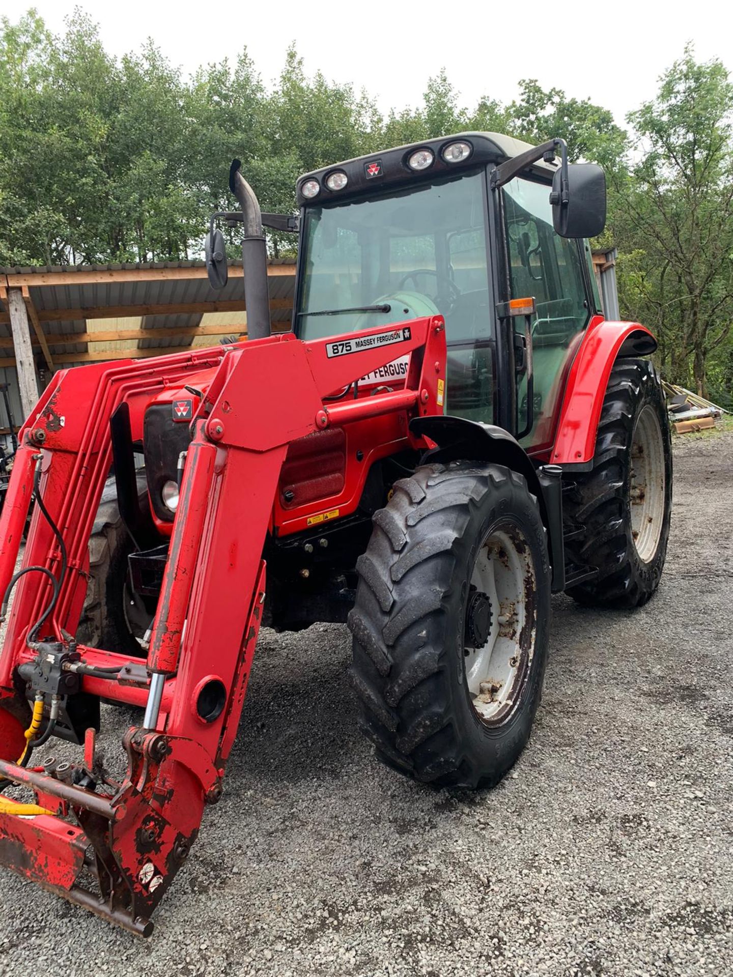 MASSEY FERGUSON 6455 TRACTOR WITH POWER LOADER 100HP - Image 12 of 15