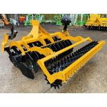 NEW 3M STALTECH DISC HARROWS500M ADJUSTABLE PACKER ROLLER WITH SCRAPERS