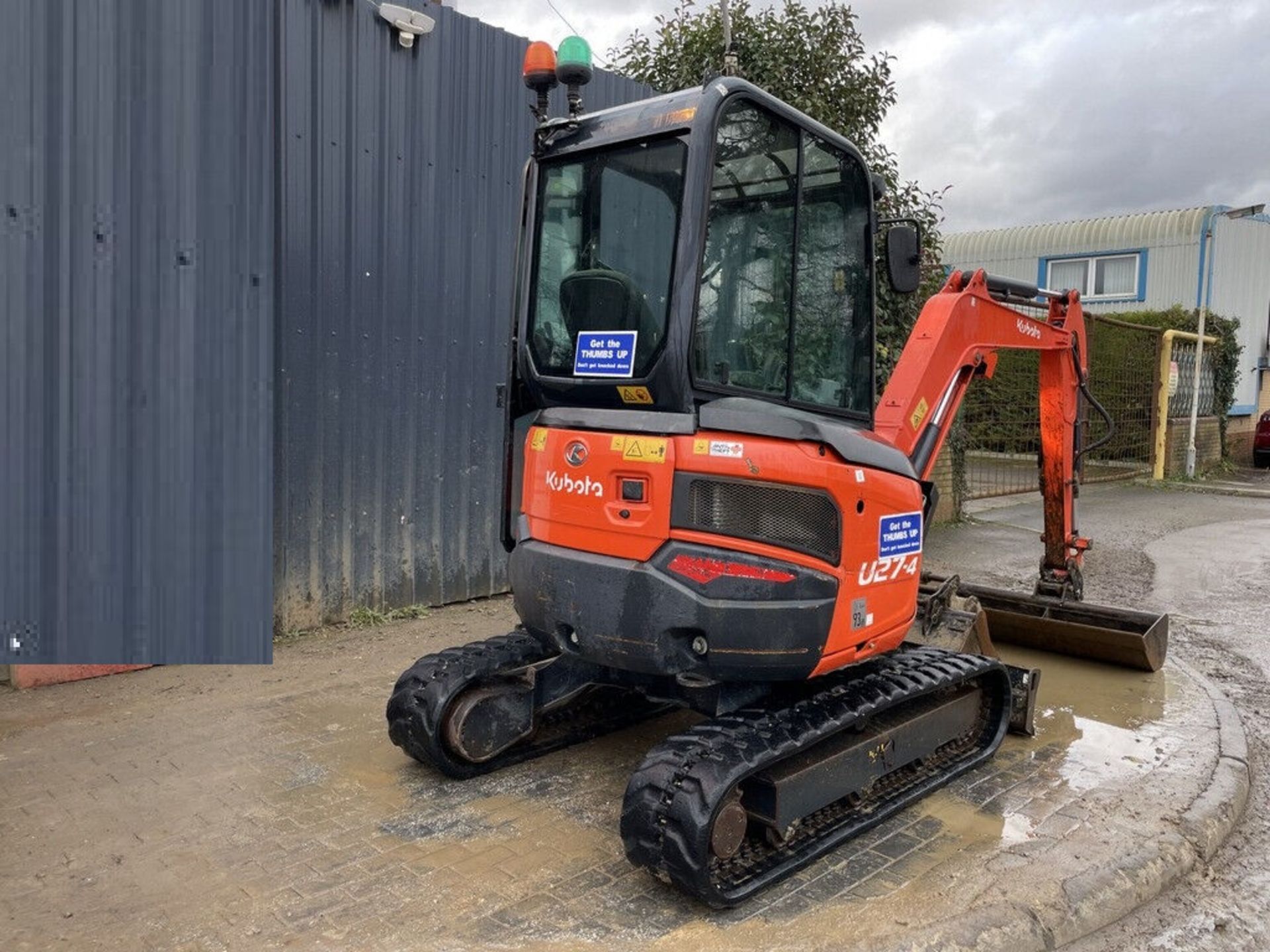 2017 KUBOTA U27-4: RED KEY PRECISION WITH 3290 HRS AND RECENT SERVICE - Image 8 of 8