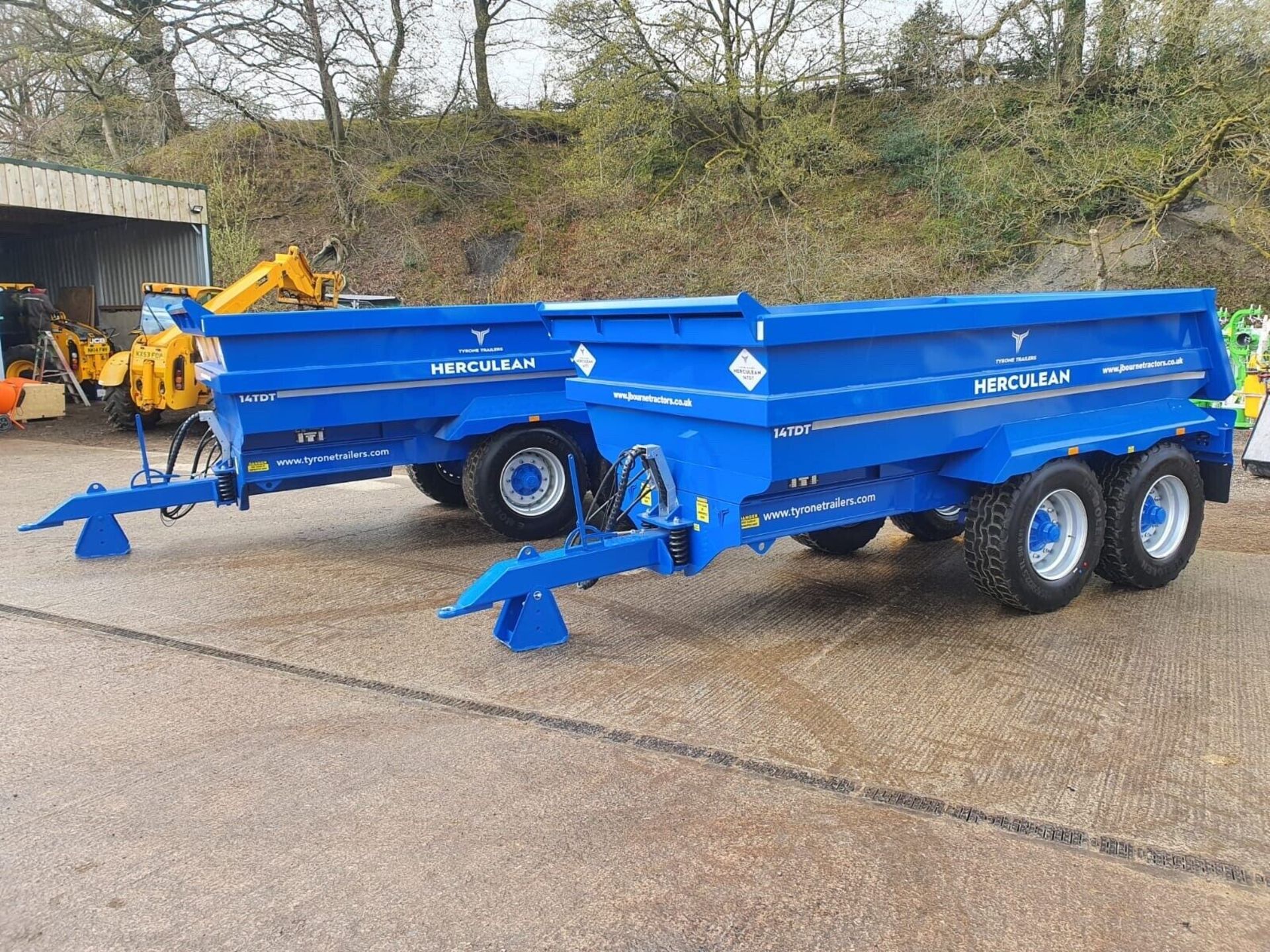 DUMPING PRECISION: TYRONE TRAILERS - 10MM FLOOR, 8MM SIDES, COMMERCIAL AXLES - Image 4 of 7