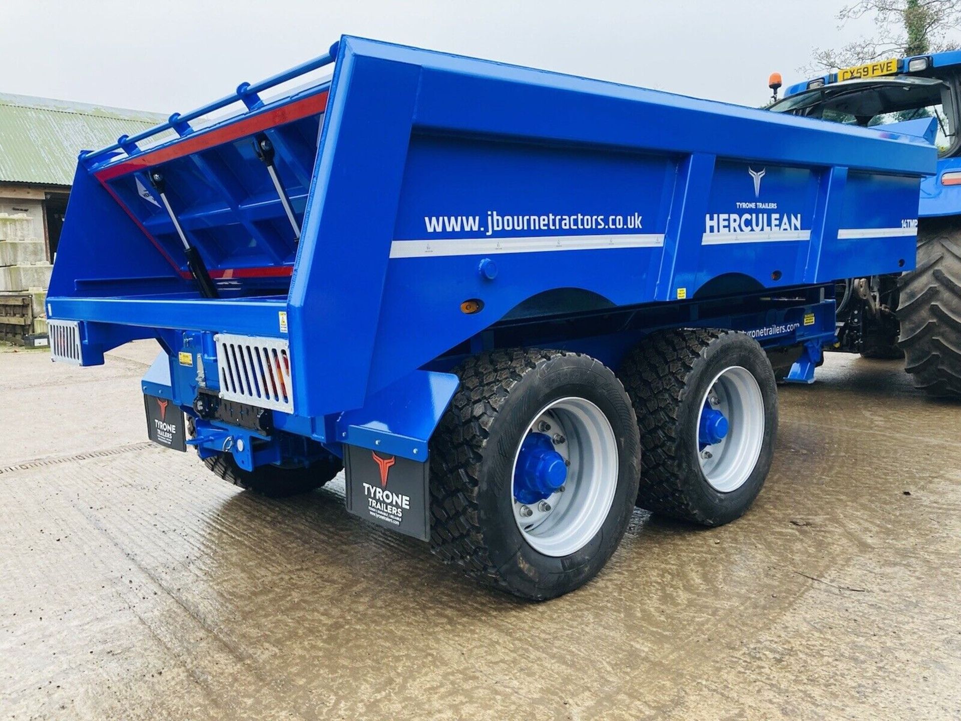 HAULING EXCELLENCE: MULTI-PURPOSE 14-TON DUMP TRAILER - RUGGED, RELIABLE, READY" - Image 3 of 11