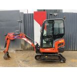 2016 KUBOTA KX016-4: FULL CAB POWERHOUSE WITH 2016 HOURS