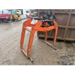 FIELDEN ROTATING BLOCK GRAB GOOD WORKING ORDER FORKLIFT TELEHANDLER WAGON