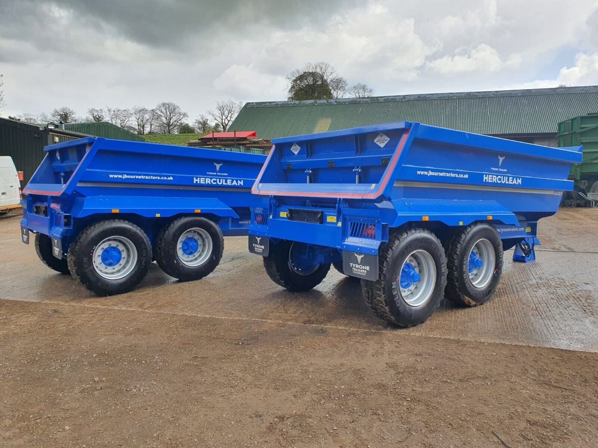 DUMPING PRECISION: TYRONE TRAILERS - 10MM FLOOR, 8MM SIDES, COMMERCIAL AXLES - Image 2 of 7