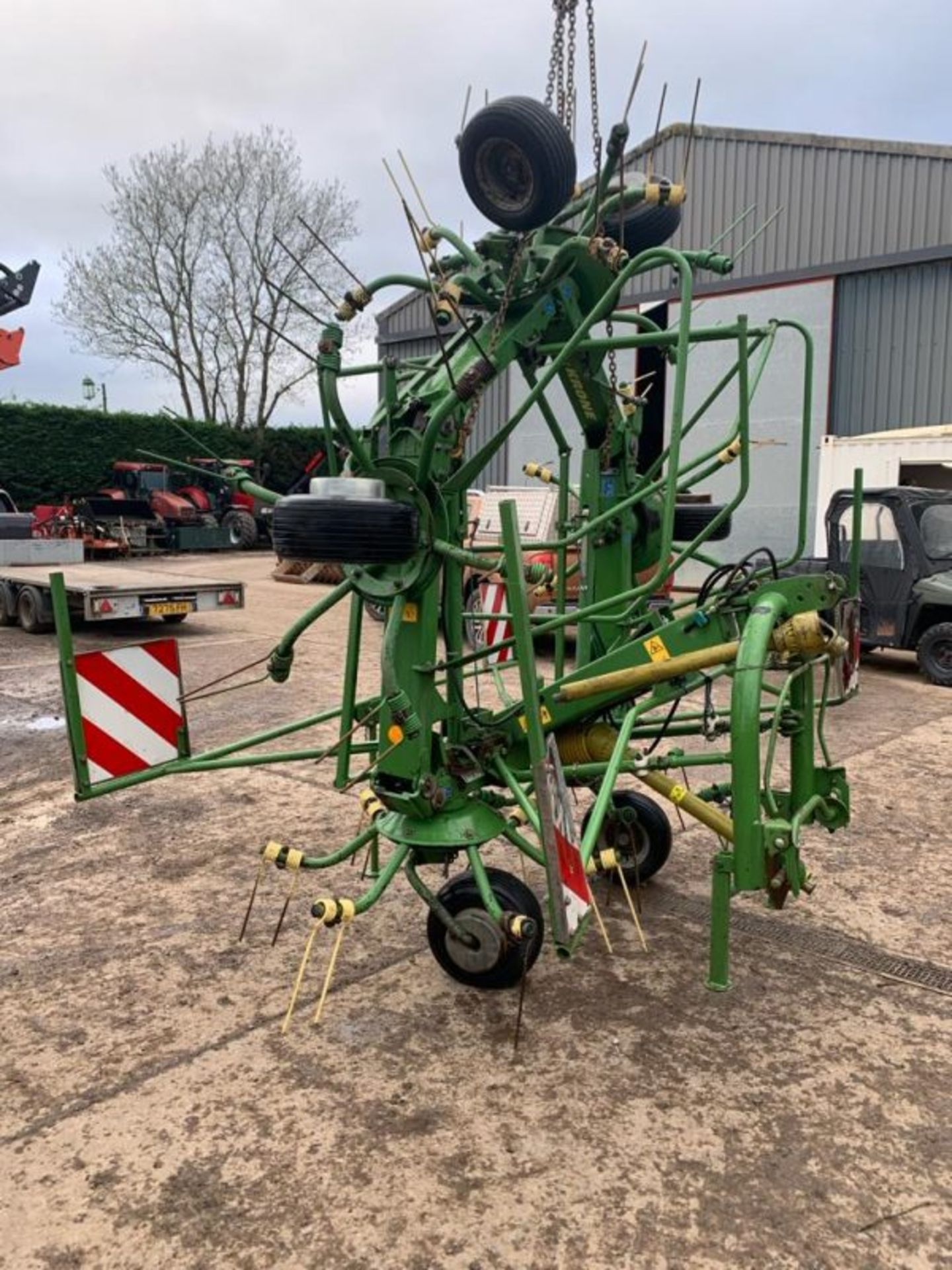 KRONE KW6.70/6, 6 ROTOR TEDDER - Image 2 of 6