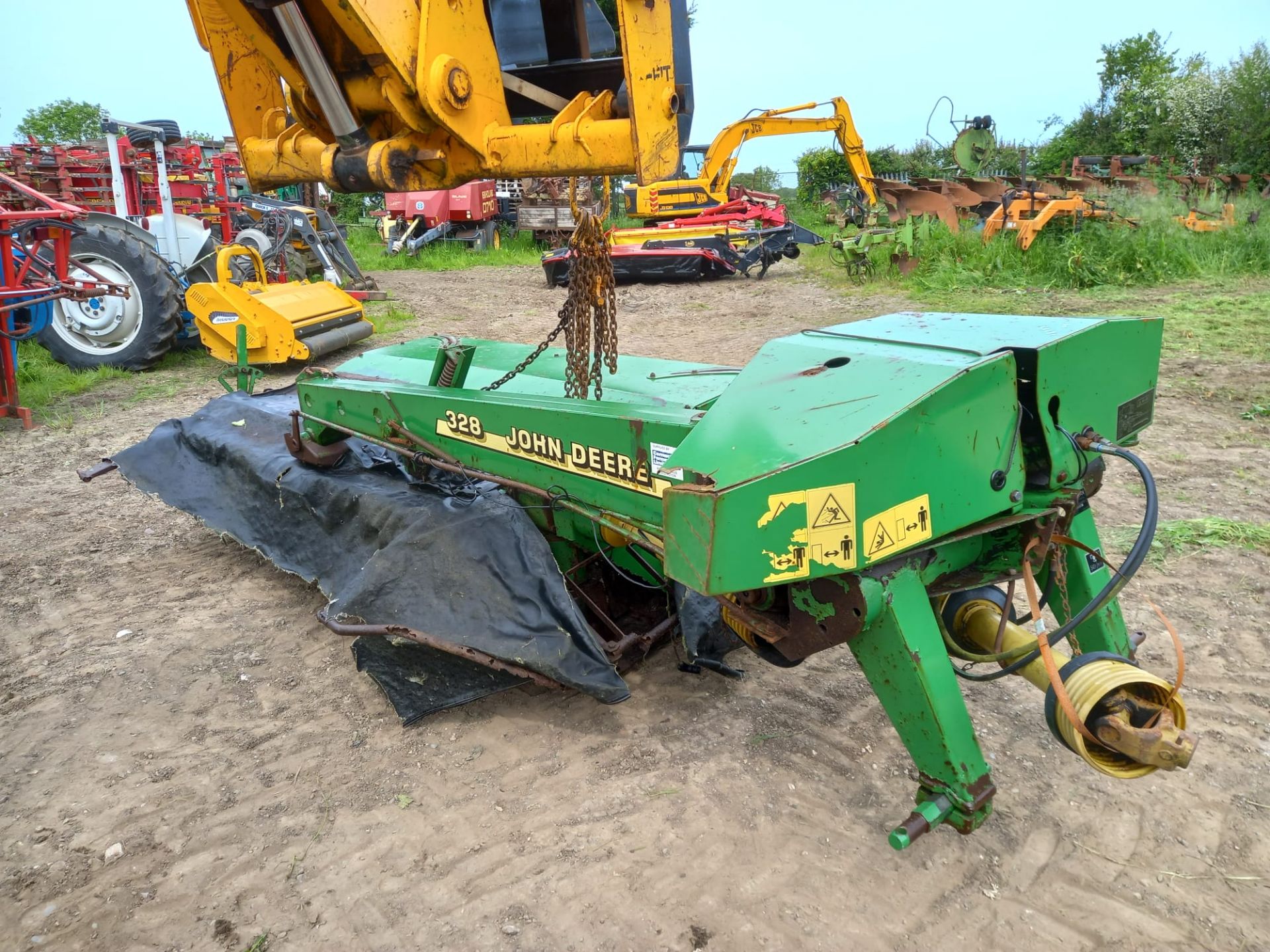 JOHN DEERE 328 MOWER CONDITIONER. - Image 3 of 4