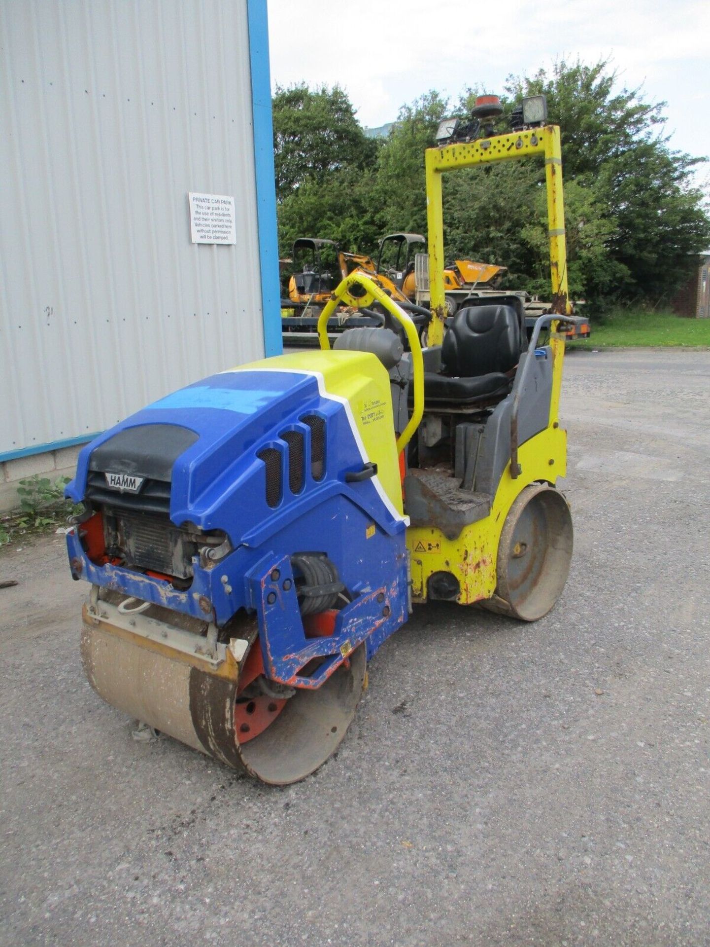 2014 HAMM HD8 VIBRATING ROLLER BOMAG 80 BENFORD TEREX 800 - Image 5 of 10