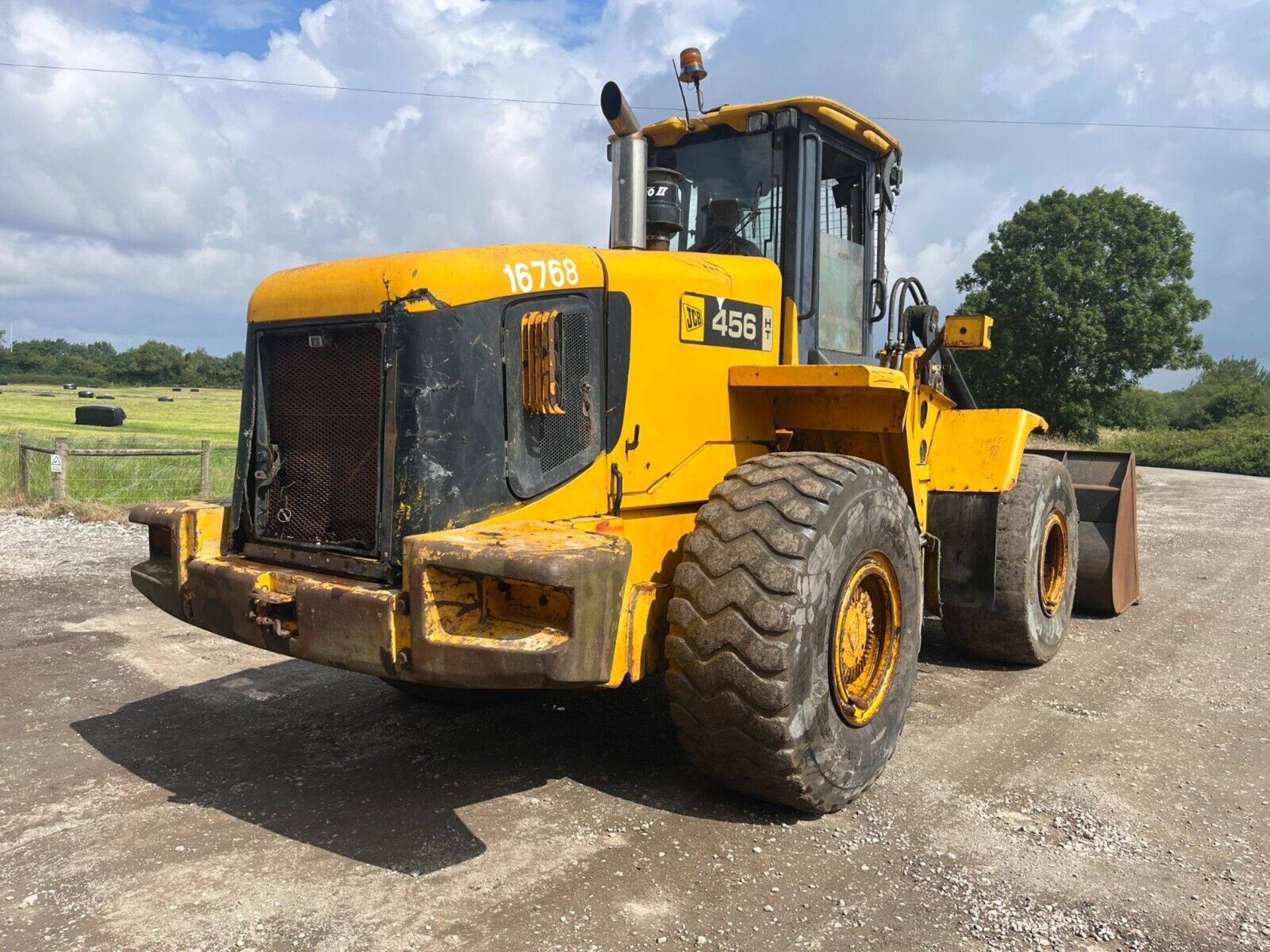 2003 JCB 456 HT LOADING SHOVEL EXCAVATOR DIGGER 20 TON WEIGHT - Image 3 of 6