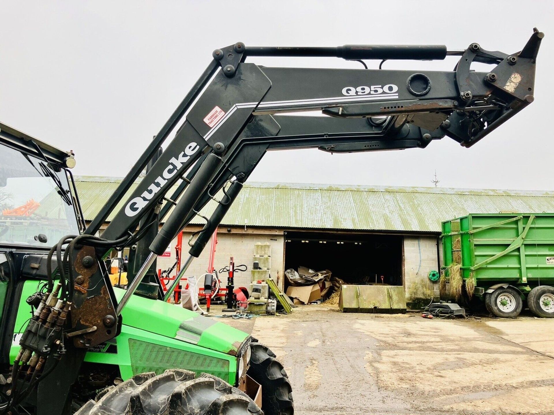 DEUTZ FAHR AGROXTRA 4.47 WITH A QUICKE Q950 LOADER. - Image 7 of 14