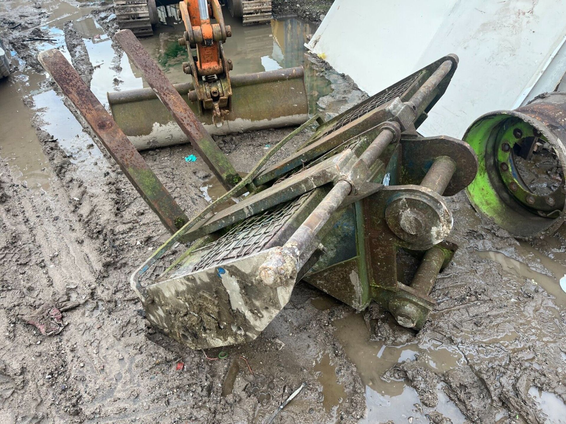 80 MM PINS ADJUSTABLE FORKS XCAVATOR DIGGER - Image 3 of 3