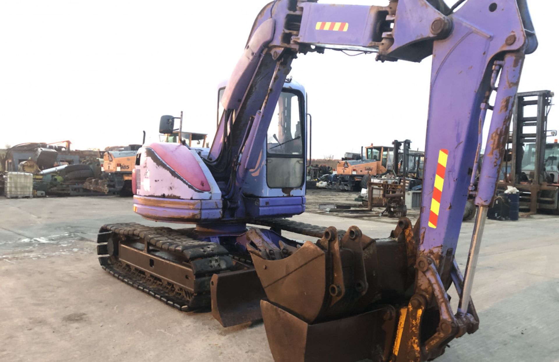 KOMATSU PC75 UR EXCAVATOR - Image 4 of 11