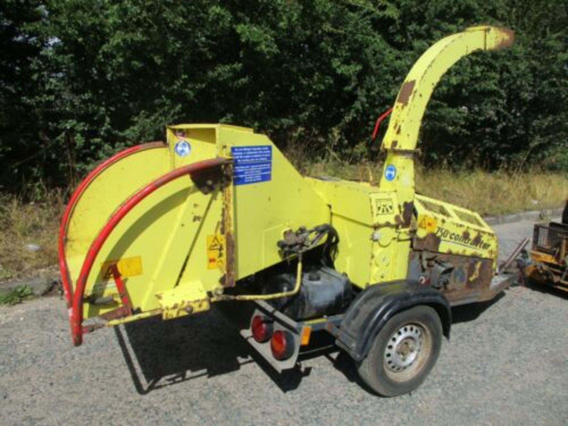 JENSEN A530 WOOD CHIPPER: TOWABLE TIMBER SHREDDER - Image 7 of 12