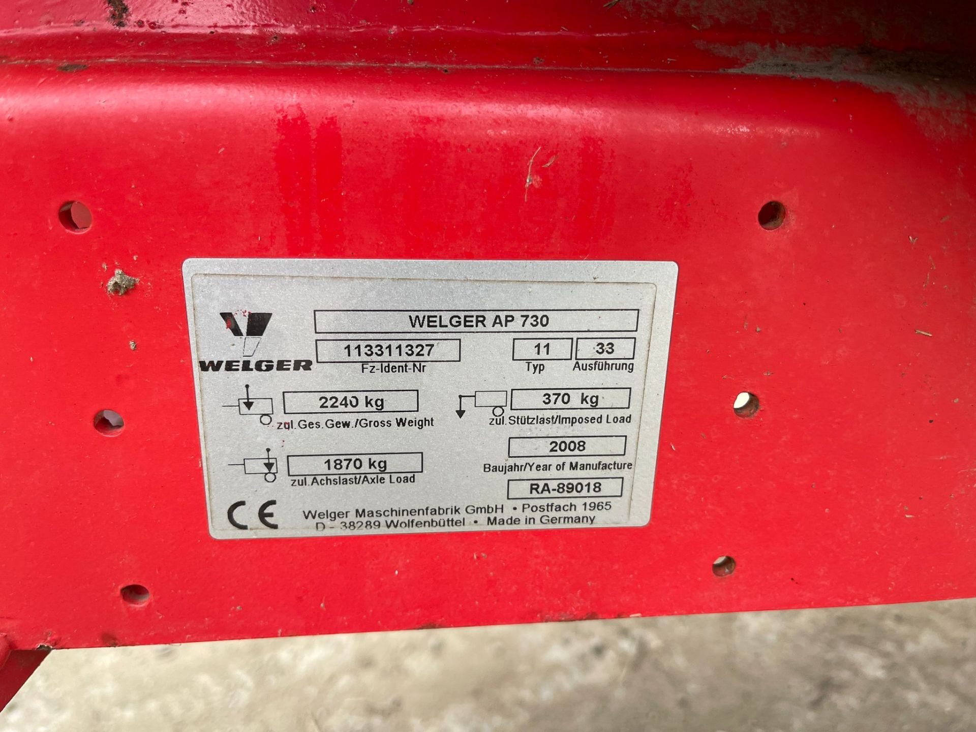 LELY AP730 BALER - Image 8 of 8