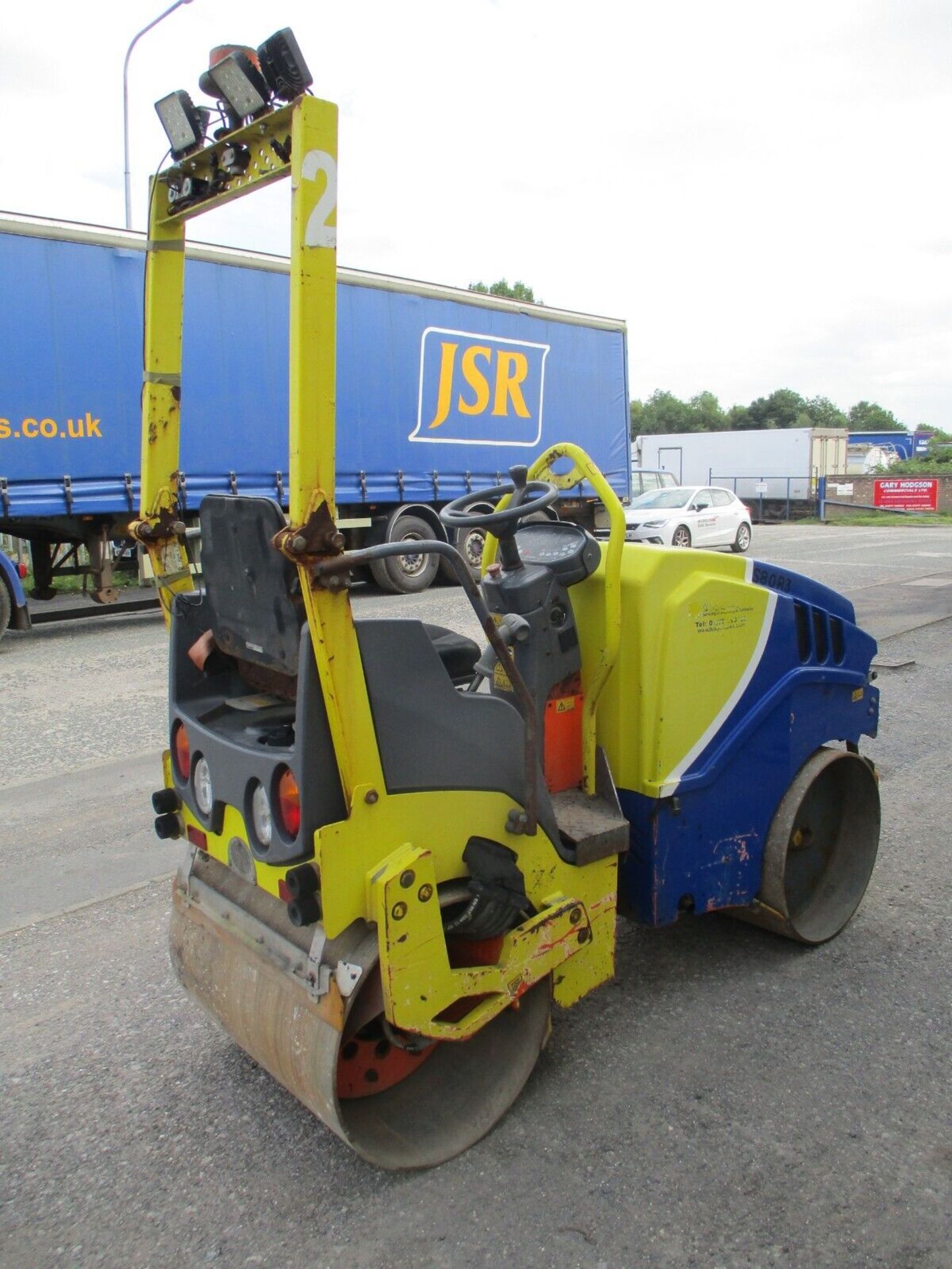 2014 HAMM HD8 VIBRATING ROLLER BOMAG 80 BENFORD TEREX 800 - Image 8 of 10