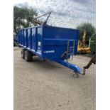 2017 WARWICK 10TON GRAIN TRAILER.