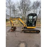 CAT 302.7D MINI DIGGER EXCAVATOR FULL CAB 2.7 TON TRACK MACHINE CATERPILLAR